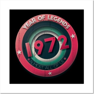 1972 Year of legends Posters and Art